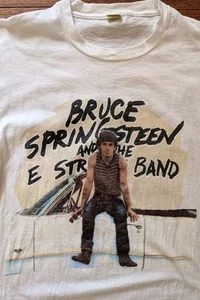 VTG 1980s '84 BRUCE SPRINGSTEEN E STREET BAND Concert T-shirt XL BORN IN THE USA - Picture 1 of 17