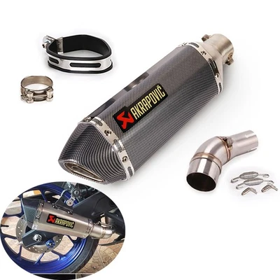 For Yamaha MT-03 YZF R3 R25 2015-2025 Mid Exhaust Link Pipe Muffler Silencers - Image 1 of 4