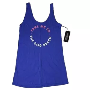 NWT Wildfox Sun Cotton Take Me To the Dog Beach Poolside Sun Dress Coverup M - Picture 1 of 8