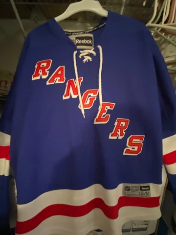 Reebok Official Jersey New York Rangers LUNDQVIST Blue YOUTH CHILD Size S/M NHL Cover