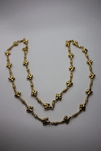 Vintage St. John Gold "Twisted H" Halskette (oder Gürtel) - Top - Bild 1 von 7