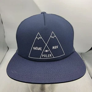 Poler Camp Vibes Venn Trucker Hut blau lässig draußen Sommer leicht - Bild 1 von 11