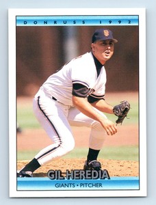 1992 Donruss Gil Heredia Rookie San Francisco Giants #737