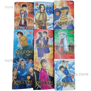 Kingdom Manga Comic Volumen 1-13 Juego de Libros Anime Versión en Inglés - Imagen 1 de 9