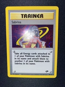 Pokemon - Sabrina (20/132) - HoloFoil Rare!- Gym Challenge NM - Picture 1 of 4