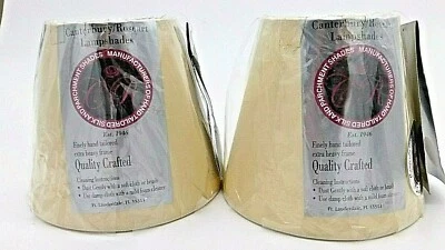 NUEVO 3" X 4" X 4.25" BONITO BRONCEADO BUFF SEDA CANTERBURY ROSART Lámparas Pantallas Foto 1 de 4