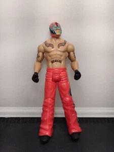 REY MYSTERIO Red Gear WWE Mattel Basic Wrestling Action Figure Springing Legs - Picture 1 of 7