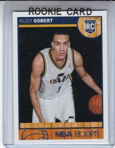 2013-14 NBA HOOPS RUDY GOBERT ROOKIE BASE RC #287 FRANCE DPOY TIMBERWOLVES HOT - Picture 1 of 1