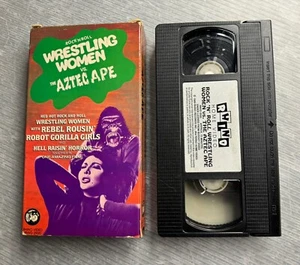 Rock ‘N Roll Wrestling Women Vs. The Aztec Ape RHINO VHS Robot Gorilla Girls - Picture 1 of 21