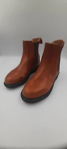Bota Chelsea Dr. Martens Flora Saddle Cuero Tostado - Talla 3 - Imagen 1 de 7