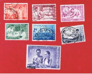 Belgium #545-551  VF used  Congo   Free S/H - Picture 1 of 1