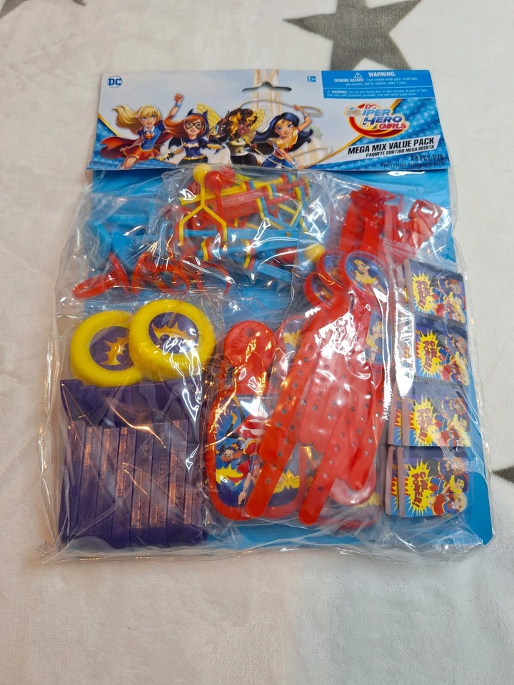 DC Superhero Girl Mega Mix Value Pack Favors Kid Birthday Party Sketch Pad 48ct