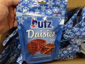 Utz Daisies Chocolate Fudge Pretzels, Case of 21-6 oz Packages (Dated 7/2025) - Picture 1 of 7