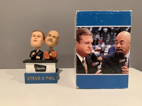 Washington Wizards Steve Buckhantz & Phil Chenier SGA Dual Talking Bobblehead Cover