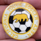 CALIFORNIA YOUTH SOCCER ASSOCIATION OURS D'OR VINTAGE bouton épingle