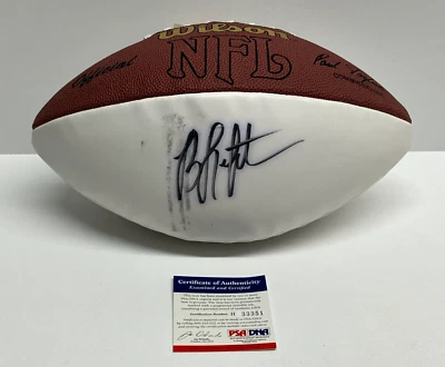 Byron Leftwich Jacksonville Jaguars Firmado Autografiado Wilson Fútbol PSA ADN Foto 1 de 4