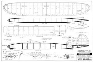 the new gollywok midwest 32" span rubber model plan - Picture 1 of 1