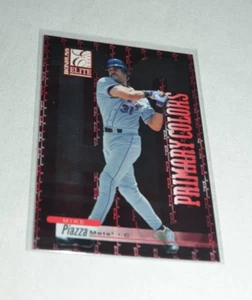 Donruss Elite 2001 - Mike Piazza Nueva York Mets colores primarios PC-15 # 885/975 - Imagen 1 de 5