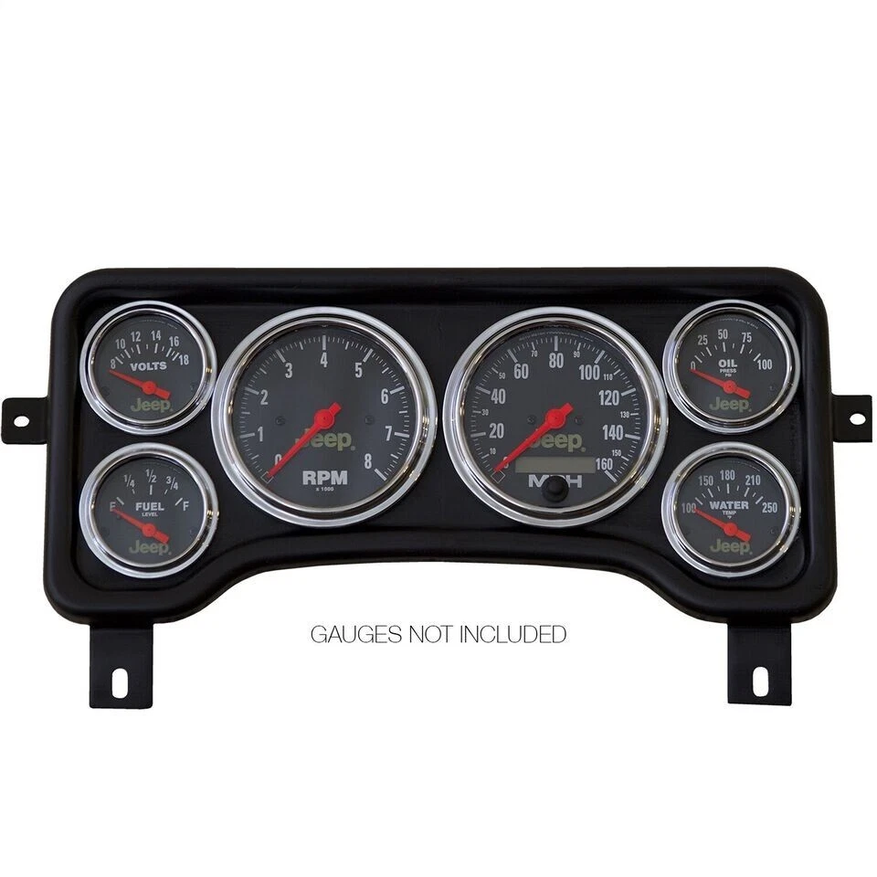 Autómetro para panel de instrumentos Jeep TJ/XJ ajuste directo calibre 6 3 3/8 pulgadas x2 / 2 1/16 pulgadas x4 Foto 1 de 2