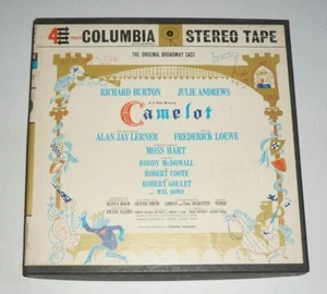 REEL to REEL TAPE / CAMELOT w/ RICHARD BURTON & JULIE ANDREWS (1961) COLUMBIA - Foto 1 di 3