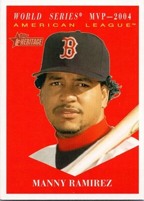 Manny Ramirez #481 SP 2010 Topps Heritage Baseball - Image 1 of 2