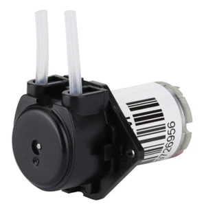 De 12V Schwarz Flach Mini Peristaltikpumpe Silikonschlauch Selbstansaugend - Bild 1 von 10
