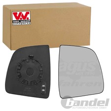 VAN WEZEL MIRROR GLASS HEATED CONVEX RIGHT fits Fiat Doblo Opel Combo