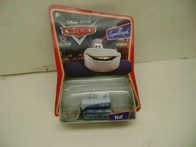 MATTEL DISNEY PIXAR CARS YETI BULLDOZER NEW ON CARD - Image 1 of 3