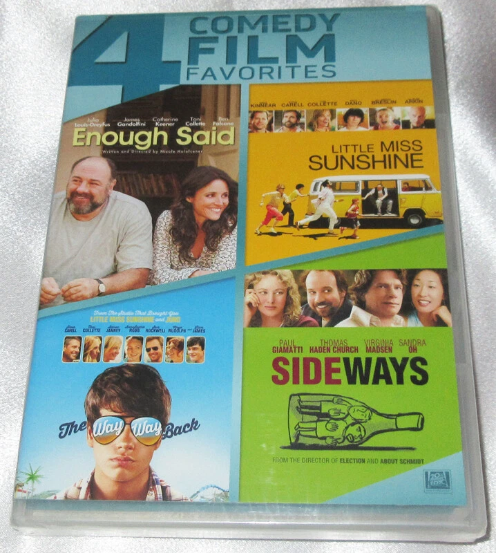 4 Film DVD Set: Enough Said + Little Miss Sunshine + Way Way Back + Sideways - Image 1 of 3