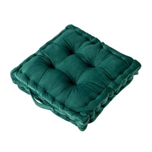 【Imprescindible】 Cojín de asiento de silla cuadrado de 16"" con asa de transporte suave para oficina en casa - Imagen 1 de 32