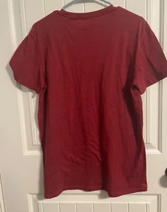 Mens American Eagle Seriously Soft T-Shirt Red Classic Fit Size Large Crew Neck - Picture 1 of 3