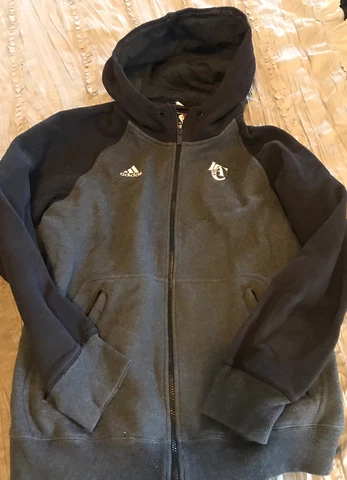 LOS ANGELES CLIPPERS Basketball ADIDAS Hoodie SMALL Sweatshirt 2013 Gray Black Cover