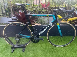 Argon 18 Nitrogen Pro Team Astana Replica Black Used 58cm - Picture 1 of 14
