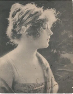 Marion Davies. Silent star & Hearst Castle's hostess. 1920s signed photo. COA - Picture 1 of 3