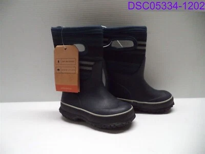 Size 8 Infant Boys Shoe Bogs K Grasp Varied Waterproof Boots Blue 78664-460 - Image 1 of 4