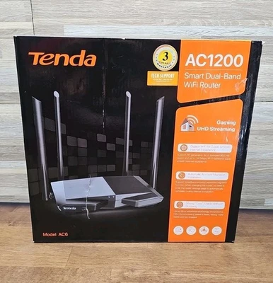 Dual Band WLAN Router, High Speed WLAN Internet Router mit Smart App - Bild 1 von 3