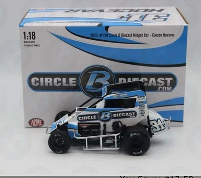 CARSON HOCEVAR 2023 CÍRCULO B LUCAS ACEITE CHILE BOWL CARRERA 1:18 ACME ENANO Foto 1 de 3