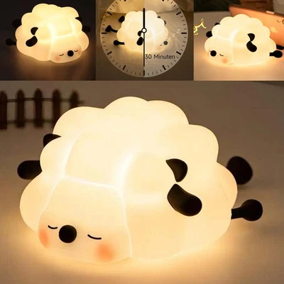 Night Light for Kids Bedroom Cute Animal Silicone Nursery Night Lamp Touch gifts - image 1 of 4