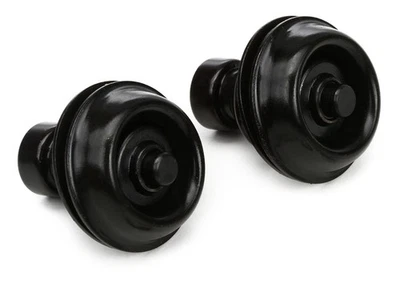 Sistema de retenção de alça tradicional Dunlop Straplok - Preto - Imagem 1 de 4