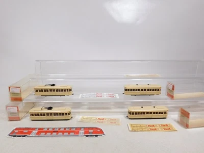 Wiking 1:87 H0 4X Tram Senza Motore 749 Rimorchio 750 Sg/Mint+Box #EG905-0,5 - Immagine 1 di 4