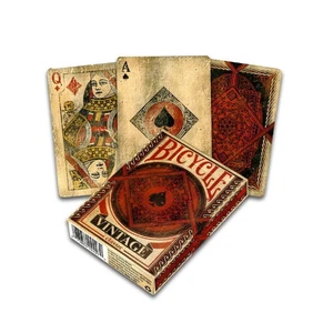 BICYCLE VINTAGE CLASSIC PLAYING CARDS DECK MADE IN USA ORIGINAL AGED LOOK NEW - Picture 1 of 8
