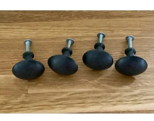 4 x Original IKEA HEMNES Schublade GROßE Knöpfe Griffe & 4 Schrauben 117615 100413 Gen - Bild 1 von 6