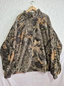Scentlok Hunting Jacket Men's 3XL Mossy Oak Camo Full-Zip POLARTEC FLEECE - Picture 1 of 9
