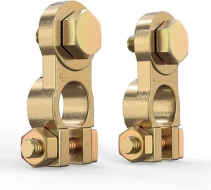 LEICESTERCN Battery Terminal Connectors Brass Terminals - Picture 1 of 7