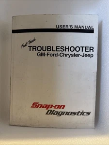 1998 SNAP-ON Fast-Track Troubleshooter General Motors Eighth Edition Manuel - Imagen 1 de 3