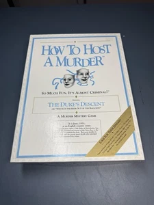 How To Host A Murder Mystery Game The Duke's Descent Party Vintage Complete - Picture 1 of 7