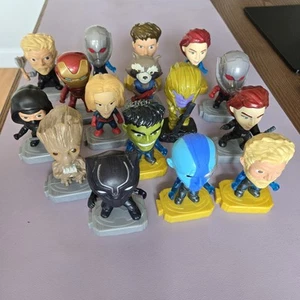 Lot of 16 McDonald's Happy Meal Toy Marvel Avengers Action Figures 4" 2019 - Picture 1 of 8