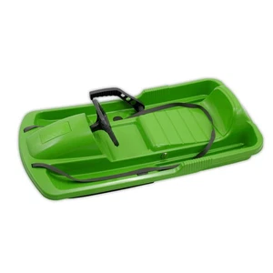 KHW Snow Fox Kunststoffrodel, grün, 95x50x23 Lenkschlitten - Bild 1 von 7