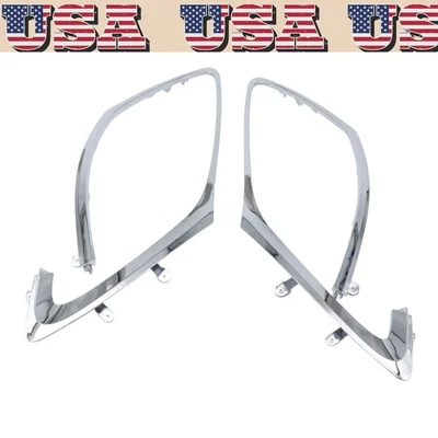 Fits Lexus GS300 GS430 GS350 GS460 GS450h Pair Headlight Bezel Ring Trim RH & LH - Imagem 1 de 4