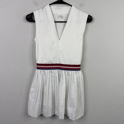 Vestido Tenis FP Movement You Got Served XS Blanco Plisado Falda Atlético Preppy Foto 1 de 4